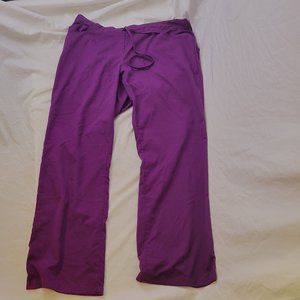 Grey's Anatomy Women's 4232 Drawstring Scrub Pant XLT Purple